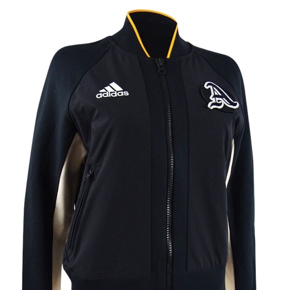 Adidas Woman’s Varsity Colorblocked Bomber Jacket - Picture 2 of 2